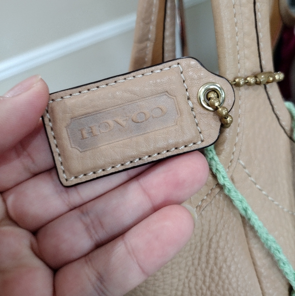 COACH Legacy Pebble Leather Ergo Tote - Picture 11 of 17